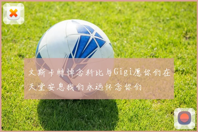 文斯卡特悼念科比与Gigi愿你们在天堂安息我们永远怀念你们
